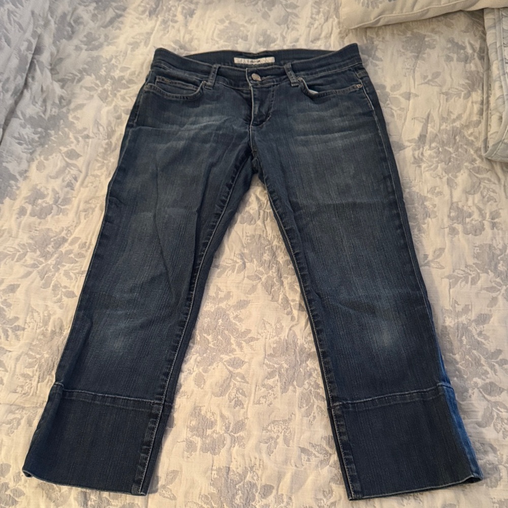 Joe's Jeans Dark Blue Ankle Cropped Denim